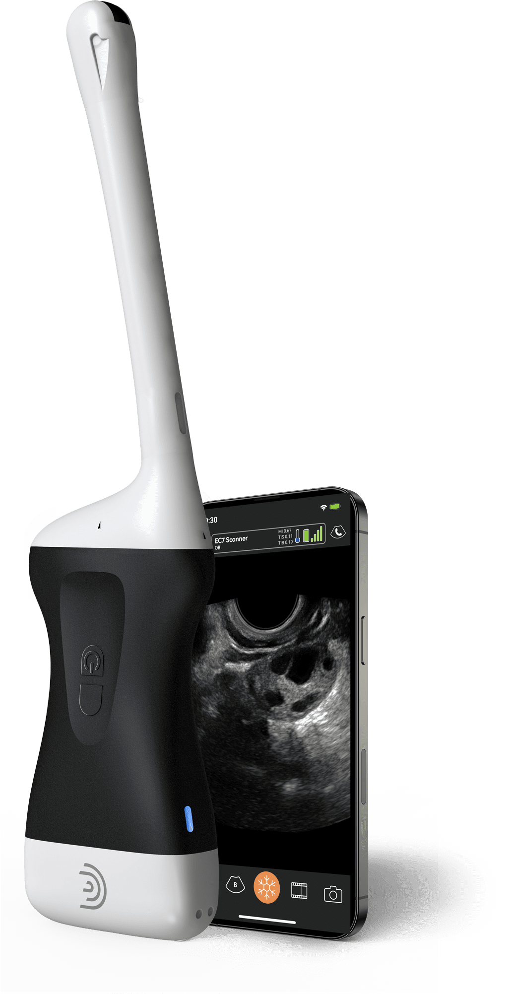 Ecógrafo portátil Clarius EC7 HD3